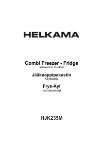 Bruksanvisning Helkama HJK235M Kyl-frys