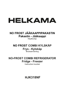 Bruksanvisning Helkama HJK318NF Kyl-frys