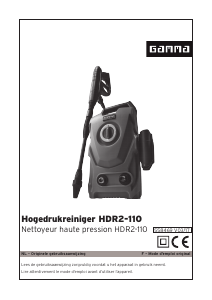 Handleiding Gamma HDR2-110 Hogedrukreiniger
