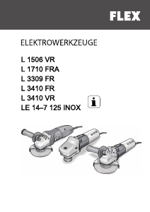 Manual de uso Flex L 3309 FR Amoladora angular