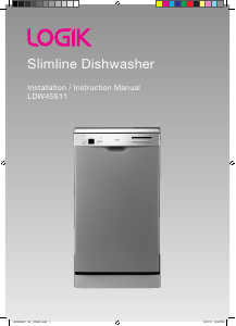 Manual Logik LDW45S11 Dishwasher