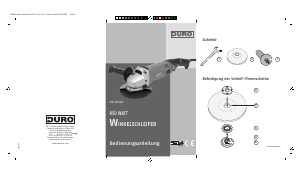 Bedienungsanleitung DURO MD 10948 Winkelschleifer