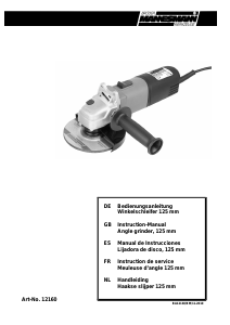 Mode d’emploi Brüder Mannesmann 12160 Meuleuse angulaire