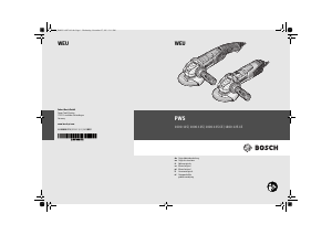 Bedienungsanleitung Bosch PWS 1000-115 Winkelschleifer