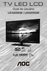 Manual AOC LE32D5520 Televisor LCD