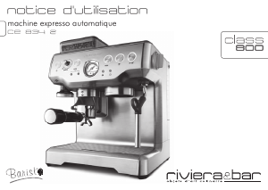 Mode d’emploi Riviera and Bar CE 834 A Machine à expresso