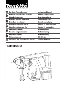 Mode d’emploi Makita BHR200 Perforateur