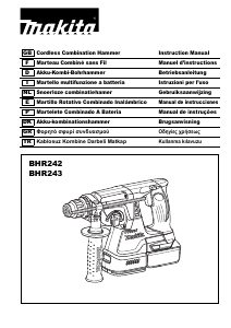 Manual de uso Makita BHR243 Martillo perforador