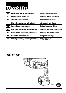 Bedienungsanleitung Makita DHR162 Bohrhammer