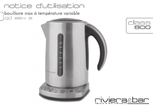 Mode d’emploi Riviera and Bar QD 864 A Bouilloire
