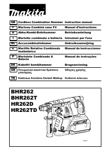 Manual de uso Makita HR262D Martillo perforador