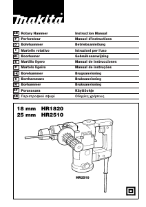 Mode d’emploi Makita HR1820 Perforateur