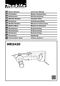 Mode d’emploi Makita HR2420 Perforateur