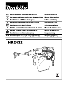 Manual Makita HR2432 Rotary Hammer