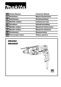 Manual Makita HR2460F Rotary Hammer