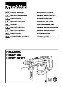 Manual Makita HR3200C Martelo perfurador