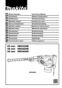 Mode d’emploi Makita HR3520B Perforateur