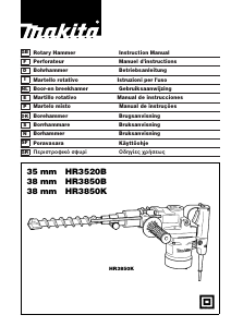 Handleiding Makita HR3520B Boorhamer