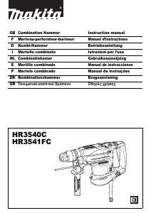Mode d’emploi Makita HR3541FC Perforateur