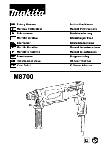 Bedienungsanleitung Makita M8700 Bohrhammer