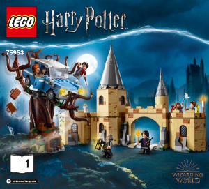 Manual Lego set 75953 Harry Potter Hogwarts whomping willow