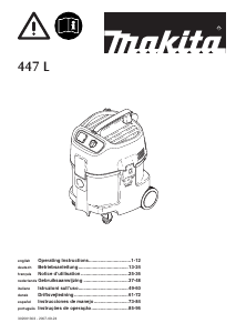 Manual Makita 447 L Vacuum Cleaner