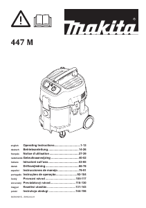 Manual Makita 447 M Vacuum Cleaner