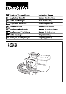 Manual Makita BVC340 Vacuum Cleaner