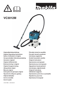 Manual Makita VC3012M Vacuum Cleaner
