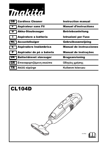 Bruksanvisning Makita CL104D Handdammsugare