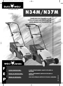 Mode d’emploi Wolf Garten N37M Tondeuse à gazon