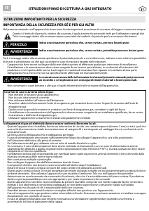 Manuale Whirlpool AKT 799/IXL Piano cottura