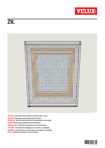 Manual de uso Velux ZIL Mosquitero