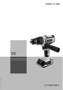 Bedienungsanleitung Trotec PHDS 11-20V Schlagbohrmaschine