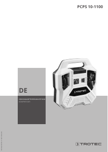 Bedienungsanleitung Trotec PCPS 10-1100 Kompressor