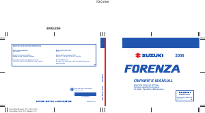 Bruksanvisning Suzuki Forenza (2008)