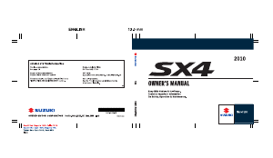 Bruksanvisning Suzuki SX4 (2010)