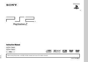 Manual Sony SCPH-79002 PlayStation 2 Game Console