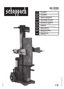 Manual Scheppach HL1200 Wood Splitter