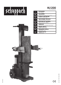 Bedienungsanleitung Scheppach HL1200 Holzspalter