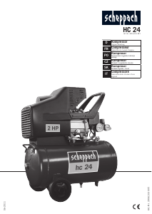 Manuale Scheppach HC24 Compressore