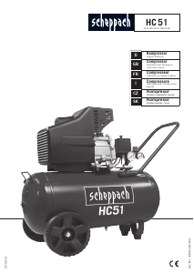 Návod Scheppach HC51 Kompresor