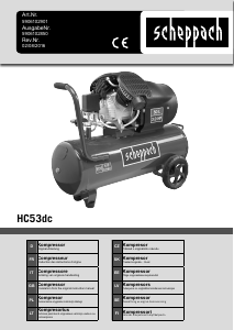 Bedienungsanleitung Scheppach HC53dc Kompressor