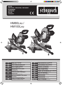 Manuale Scheppach HM80Lxu Sega circolare