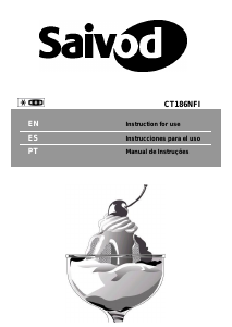 Manual de uso Saivod CT186NFI Frigorífico combinado