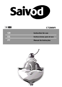 Bruksanvisning Saivod CT206NFI Kyl-frys