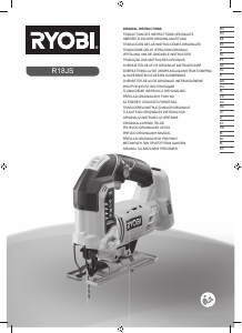 Manual Ryobi R18JS Jigsaw