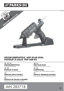 Manual de uso Parkside IAN 283718 Pistola para pegar