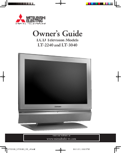 Bruksanvisning Mitsubishi LT-2240 LCD TV