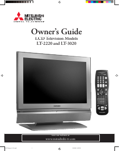 Bruksanvisning Mitsubishi LT-3020 LCD TV